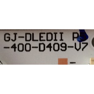 KIT DE LED PARA TV / PHILIPS TPT400LA-J6PE1 REV:SC1M / 01J26-2 17.8*798*1.0 / GJ-DLEDII P5-400-D409-V7 / MODELO 40PFT5300/12